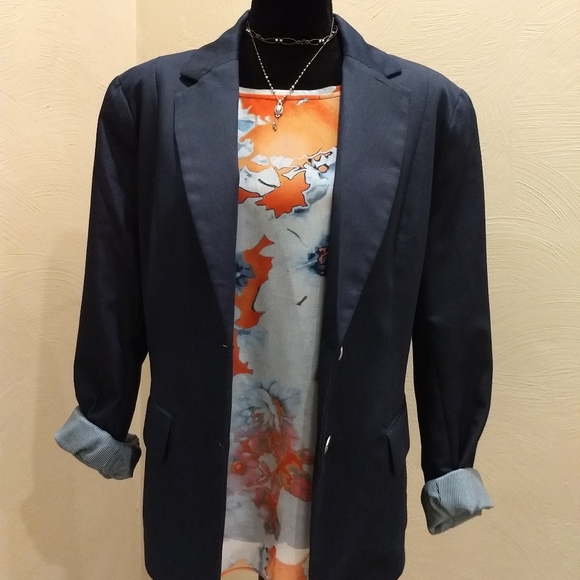 Vera Wang multicolored sleeveless blouse - Picture 6 of 9